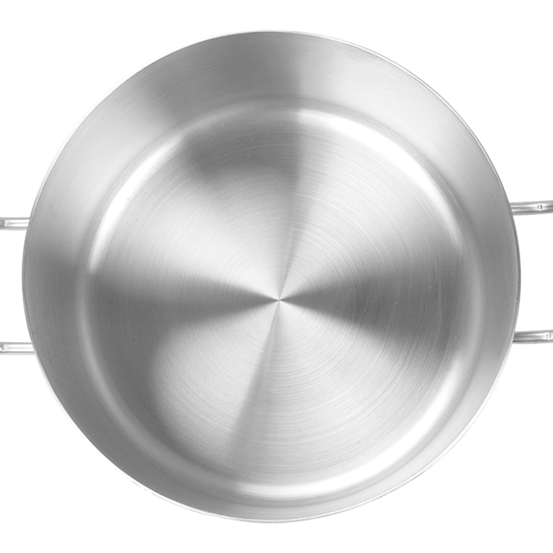Sleek Superior Double Handles High Capacity Stainless Steel Casserole Pot
