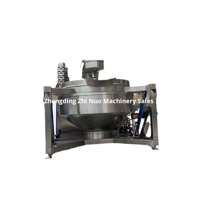 Electric Heating Automatic Planetary Wok Stainless Steel Thermal Oil Frying Pan for Frying Flour and Spicy Mushroom