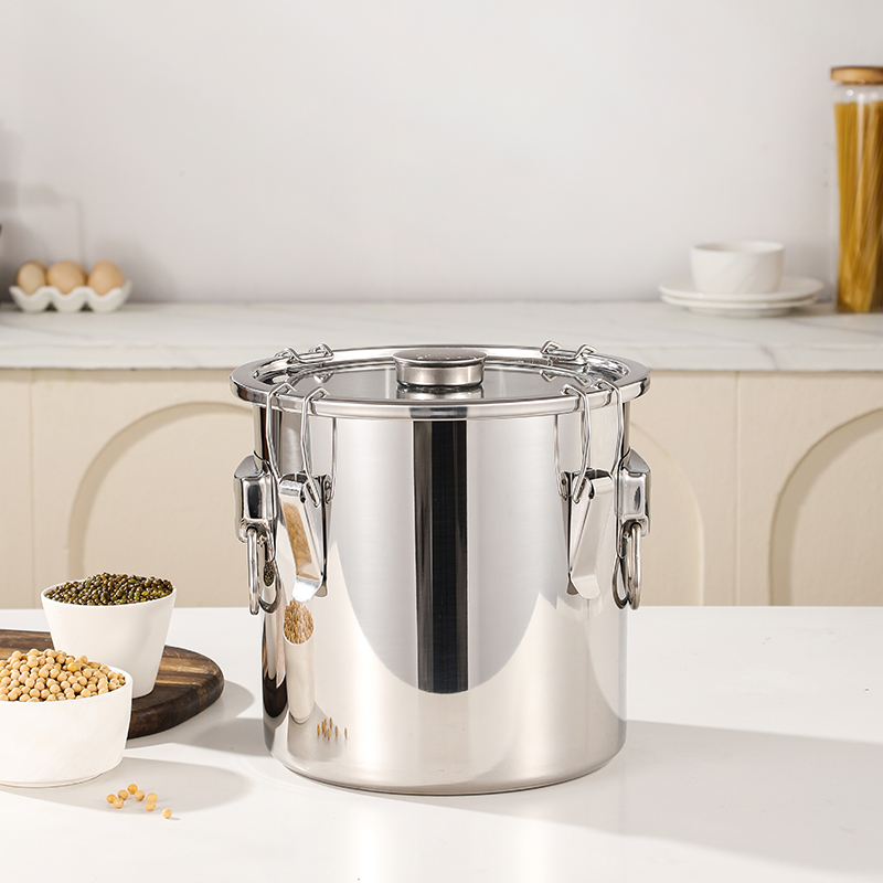 High Capacity Cookware Restaurant Supplies Storage Containers Kitchen Soup Pot Big Soup Stock Pots Stainless Steel Cooking Pots
