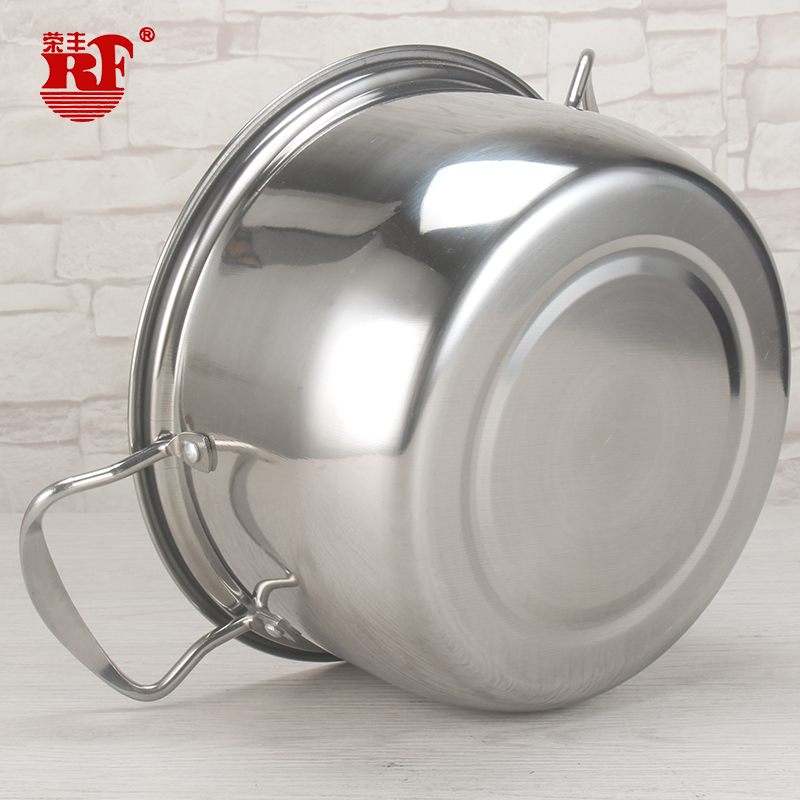 Straight Shape Stainless Steel Pots and Pans Nonstick 5pc Kitchenware Cookware Sets with Glass Lid and Stainless Steel Handles