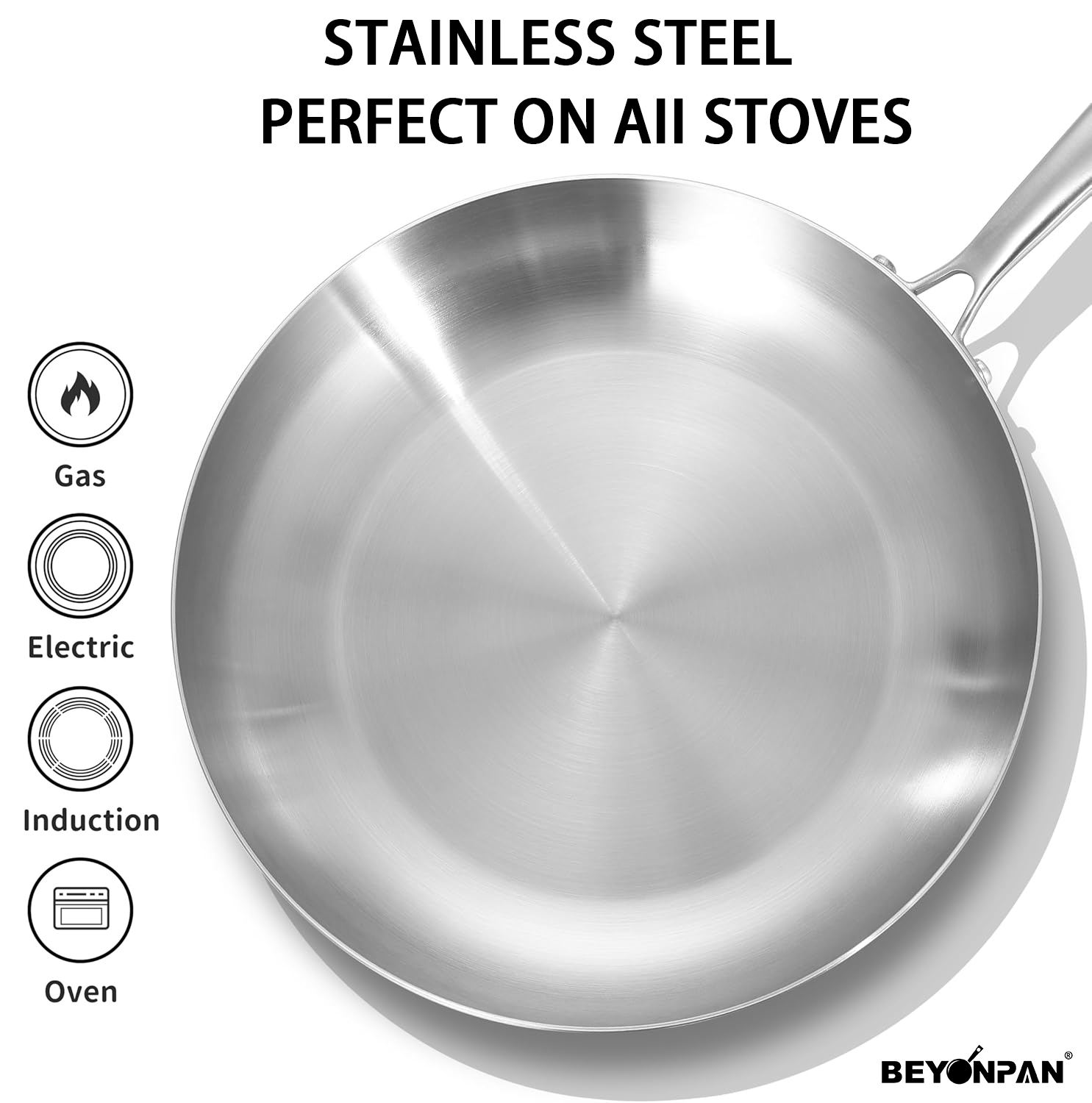 Stainless Steel Fry Pan Cookware