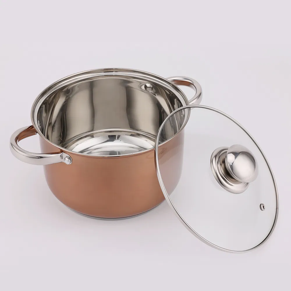 Good Quality Design Stainless Steel Cookware Casserole Pot with Lid
