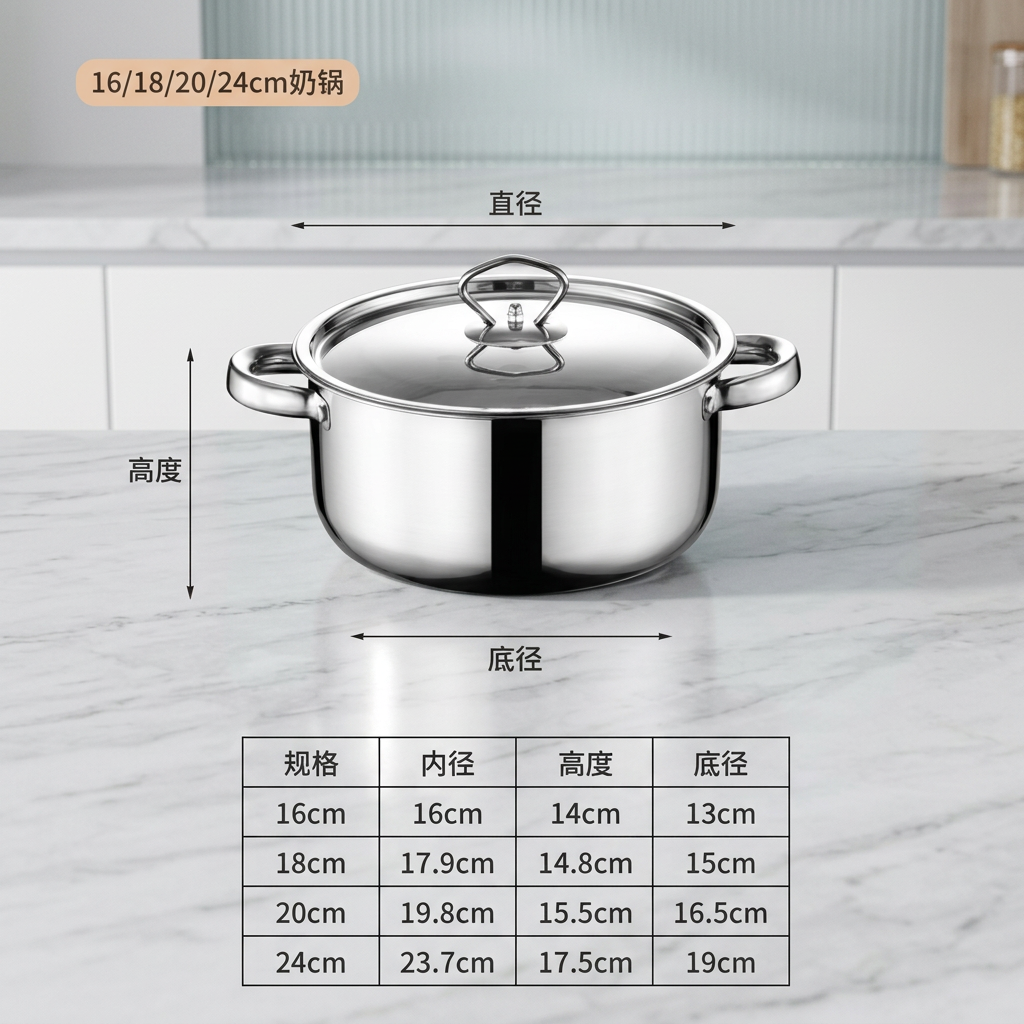 Hot Selling 15-Piece Modern Stainless Steel Cookware Set Cooking Pans Pots Capsule Bottom Healthy Eco-Friendly Home Kitchen Use