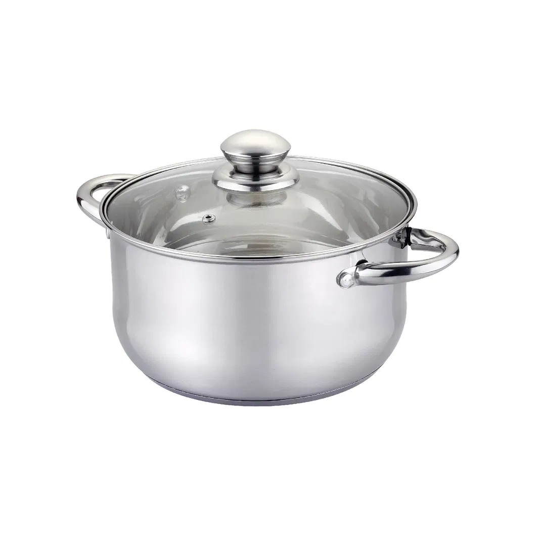 Stainless Steel Casserole Multi Functional Kitchen Cook Pot Big Pot for Cooking