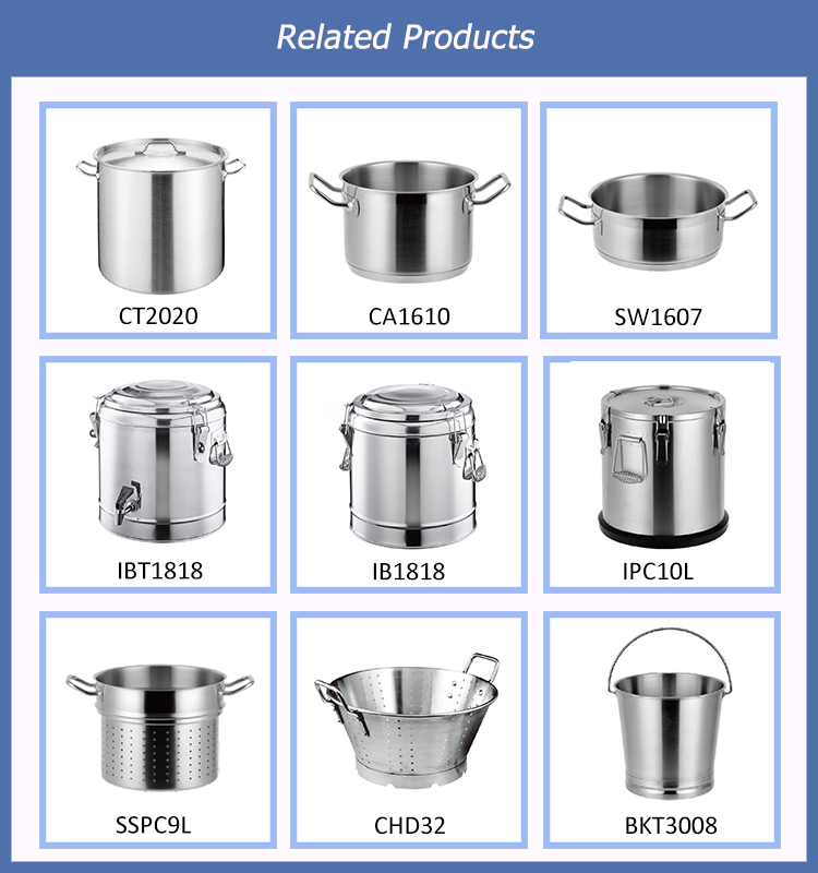 Hot Sale Casserole Pot Stainless Steel Pot
