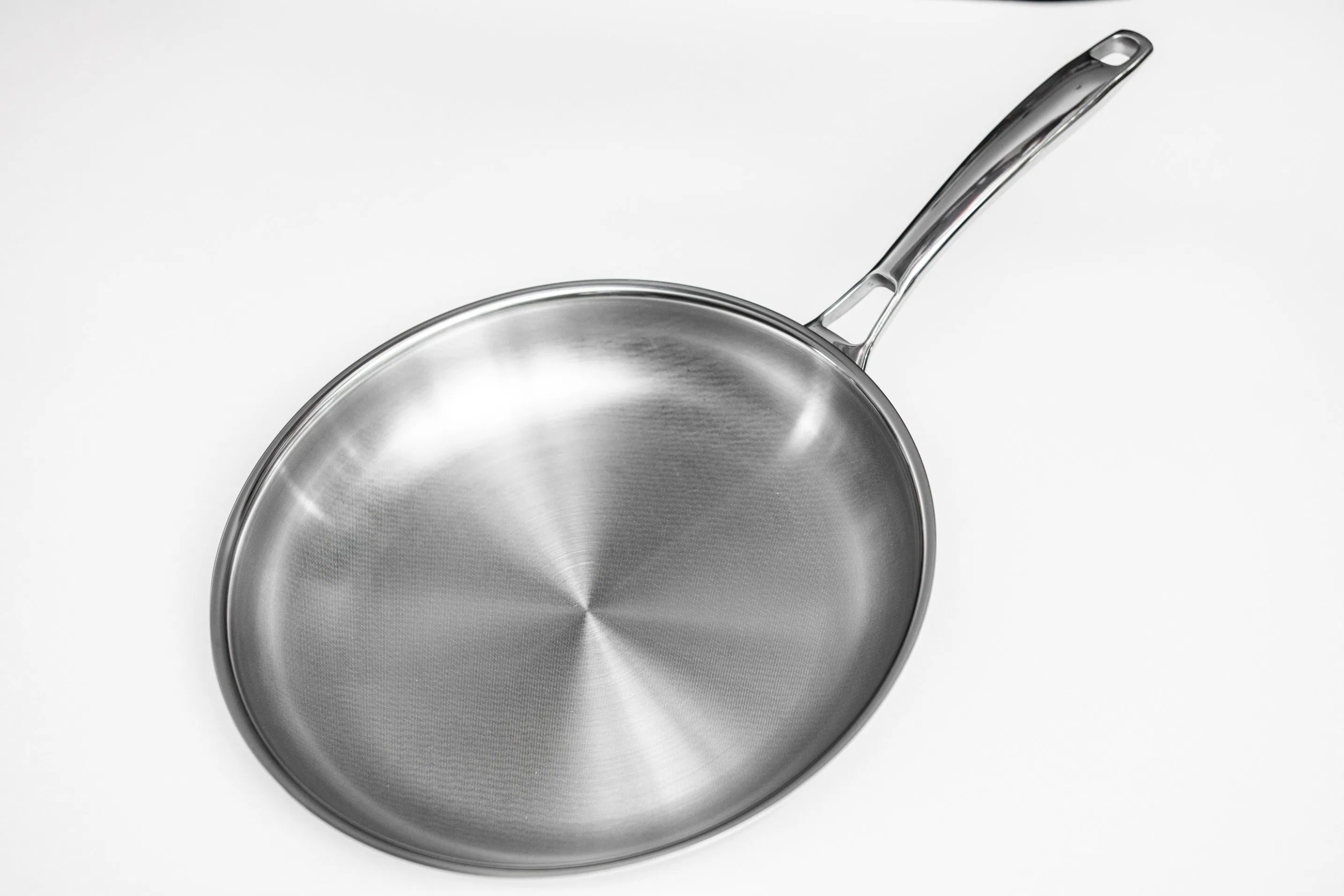 New Developed Tri-Ply Stainless Steel Decreasing Yellowing 26cm Fry Pan Cookware