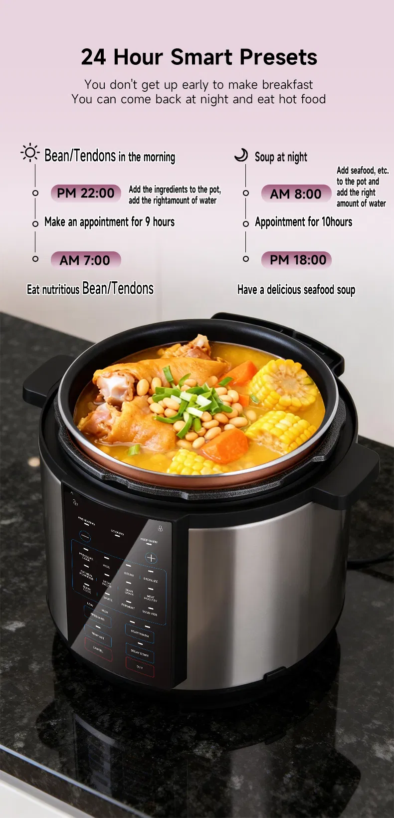 Multi Functional Smart Cooking Programs