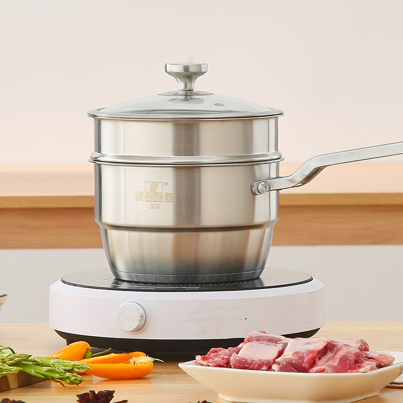 [Top Rated] 2-in-1 Stainless Steel Saucepan and Steamer Set with Glass Lid for Modern Kitchens