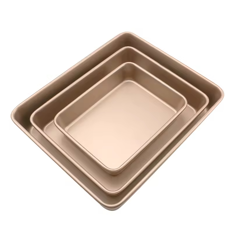 Factory Custom Steel Stainless Chafing Dishes Pans Several Tray Sauce Grill Bread Pizza Cake Roasting 9X9 9X13 Baking Pan