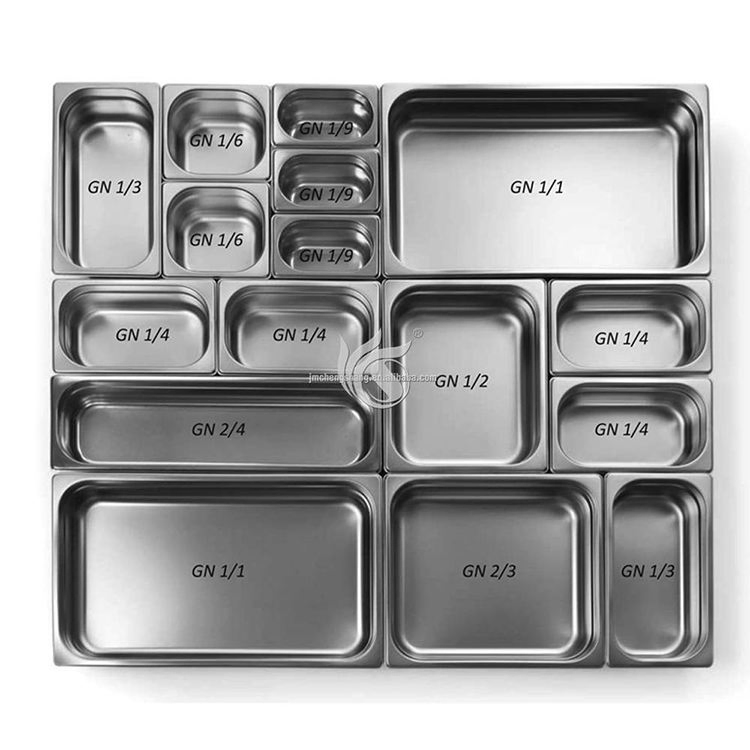 Factory Roasting Pan with Rack and Lid Buffet Display Full Size Gn Pan with Lid for Hotel