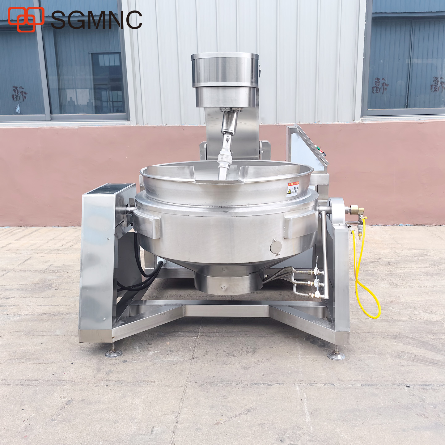 Commercial High Efficiency Planetary Cooking Pot Stainless Steel Large Capacity Wok