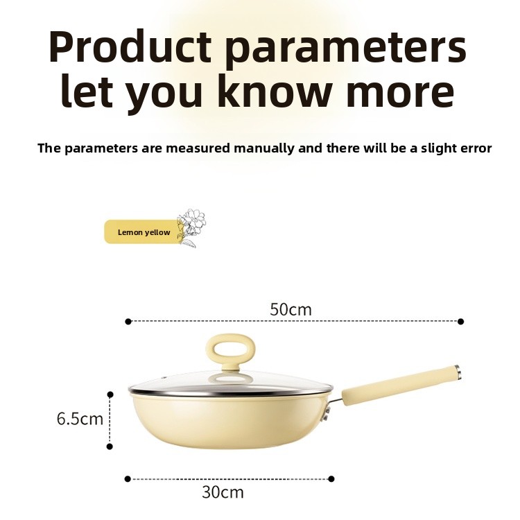 Food Grade Healthy Eco-Friendly Non-stick Cookware Uniform Heating Durable Multi-layer Coating Dishwasher Safe 5-Piece Cookware