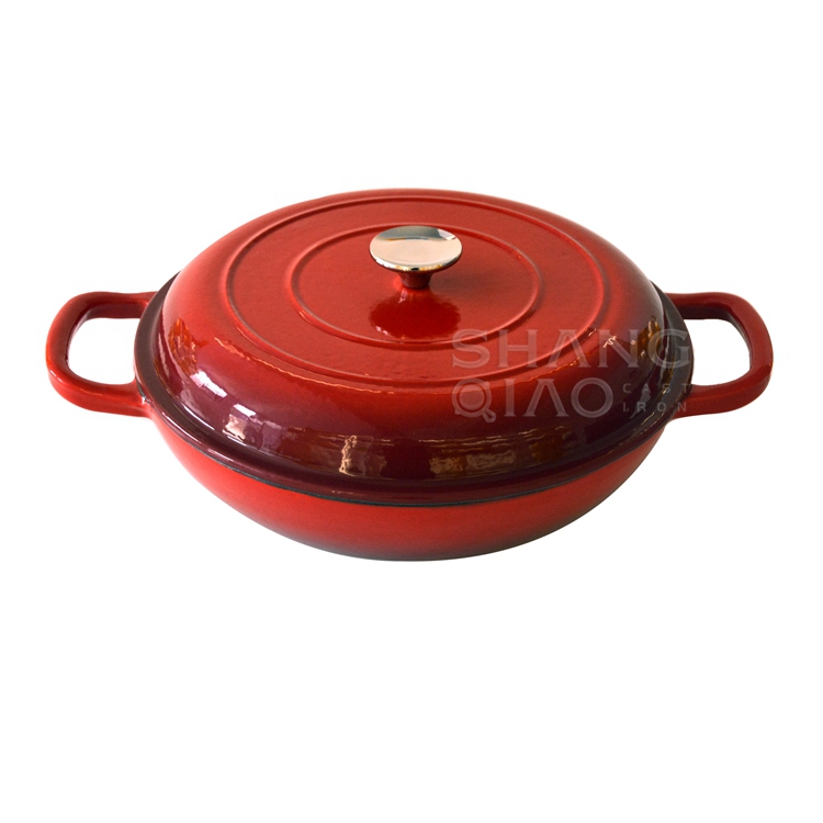 OEM 7 Pcs Heavy Duty Kitchen Cookware Sets Non-Toxic Enameled Cast Iron Cookware Sets