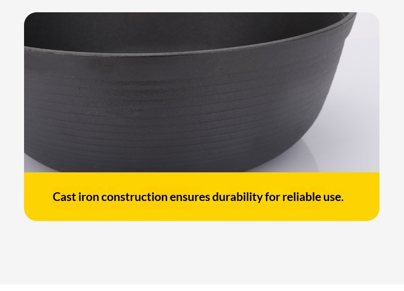 Outdoor Dutch Oven Camping & Home Cooking Suki Non-Coated Non-Stick Thickened Wok Eco-Friendly Heat Preservation Cookware