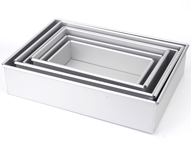 Rectangle Bread Mold Loaf Pan with Cover Nonstick &amp; Quick Release Coating Non-Adhesive Aluminum Mini Loaf Pan with Lid
