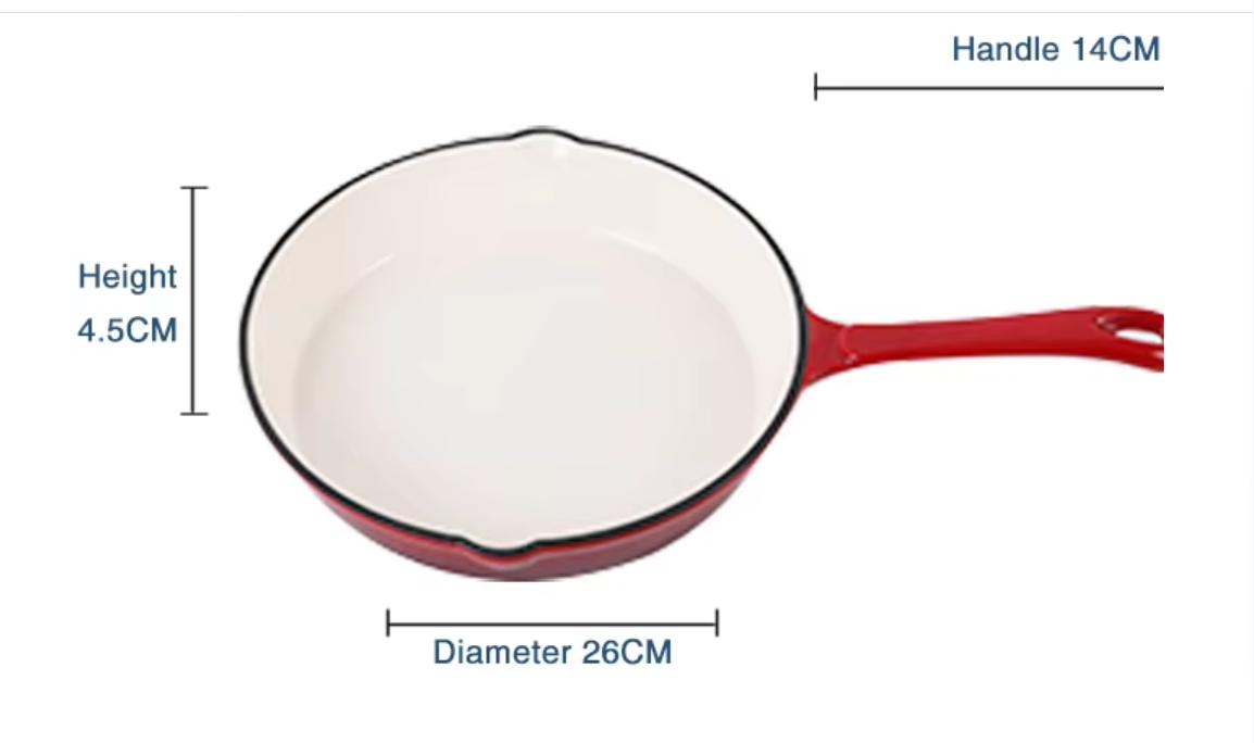 Cookware Set Cast Iron 4