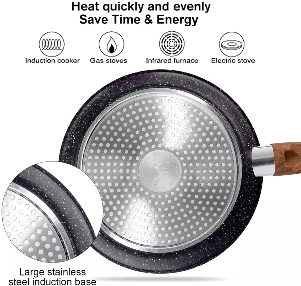 Professional Series Cookware Sets Granite Aluminum Pots and Pans Non-stick Cookware Set Granite Cookware Set