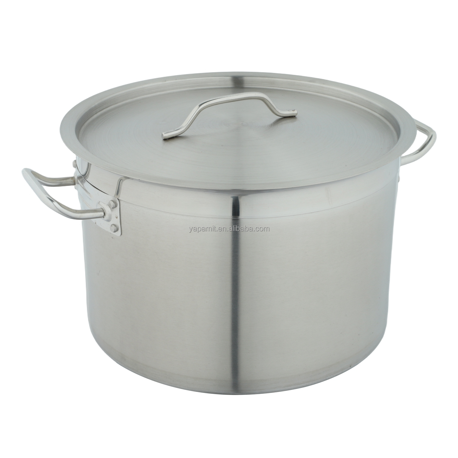 Commercial Kitchen Cookware Set 30L Stainless Steel Stock Pots for Restaurant Cooking Factory Wholesale