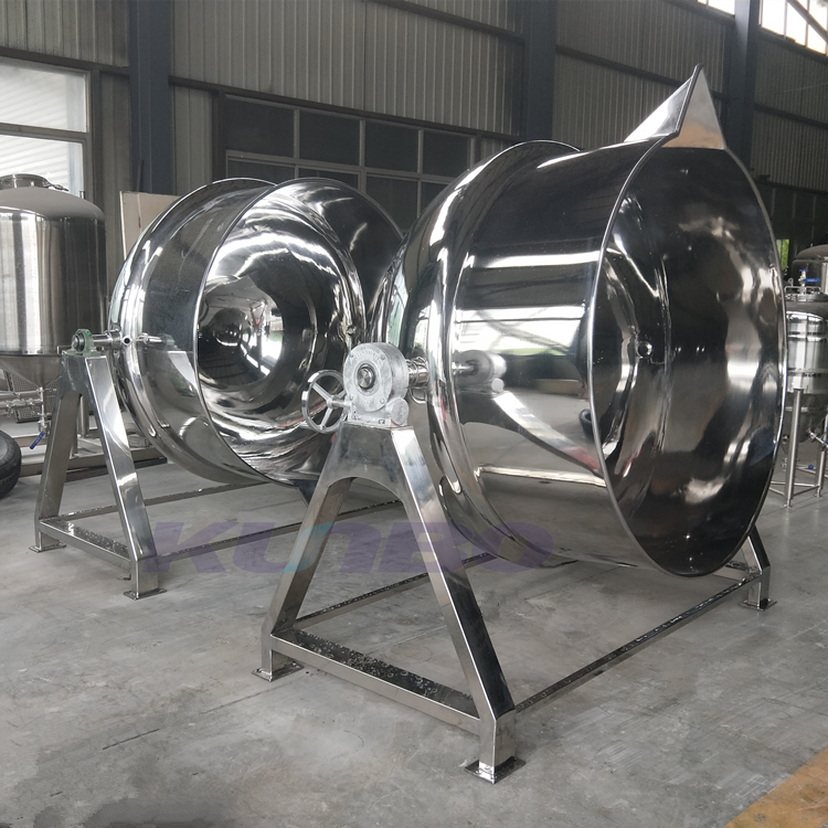 Stainless Steel Jacketed Cooking Kettle Dynamic Configuration