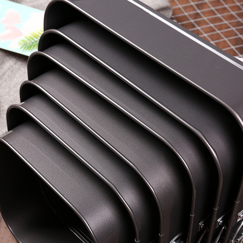 Stainless Steel Flat Bottom Square Plate Thickened Deepened Non-Magnetic Rectangular Rice Steaming Plate Fast Baking Dishes Pans