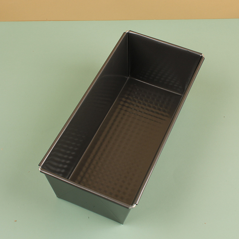 Wholesale Rectangle 2L Carbon Steel Bakeware Nonstick Coating Loaf Pan for Bakery Bread Loaf