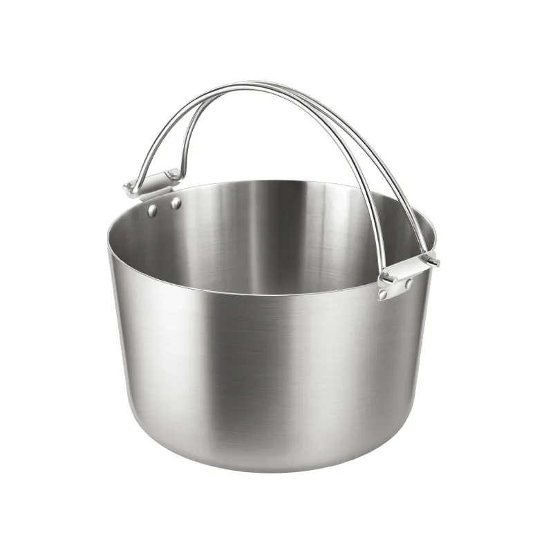 Customized Multi-function Great Quality Outdoor Camping Stainless Steel 201/304 Purecook Dutch Oven Pot Cookware Set Gas
