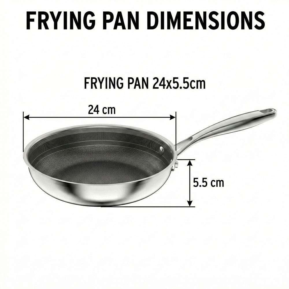 Stainless Steel Skillet