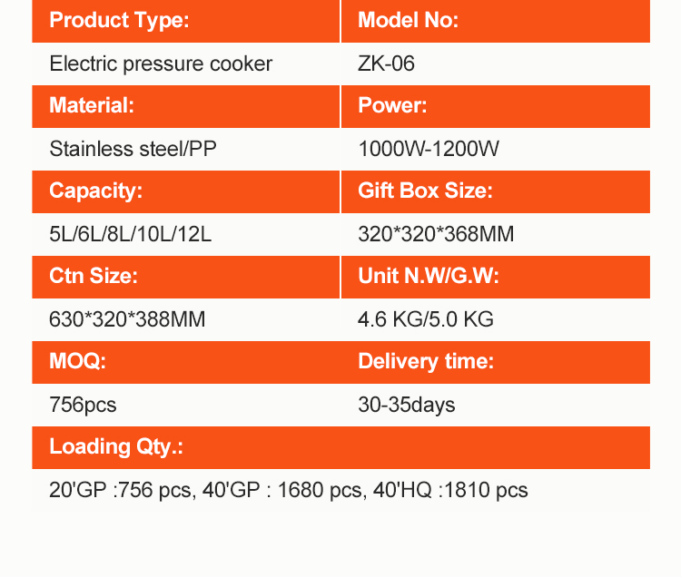 Cookware Factory Direct Kitchen Appliances Electric Programmable Pressure Cooker Digital Control 5L6L Capacity Stainless Steel