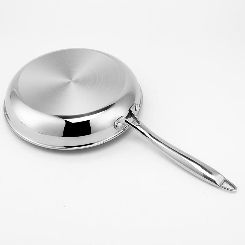 Triply Non Stick Stainless Steel Fry Pan Skillets 8/10/12 Inch Cookware Cooking Pan Frying Pan