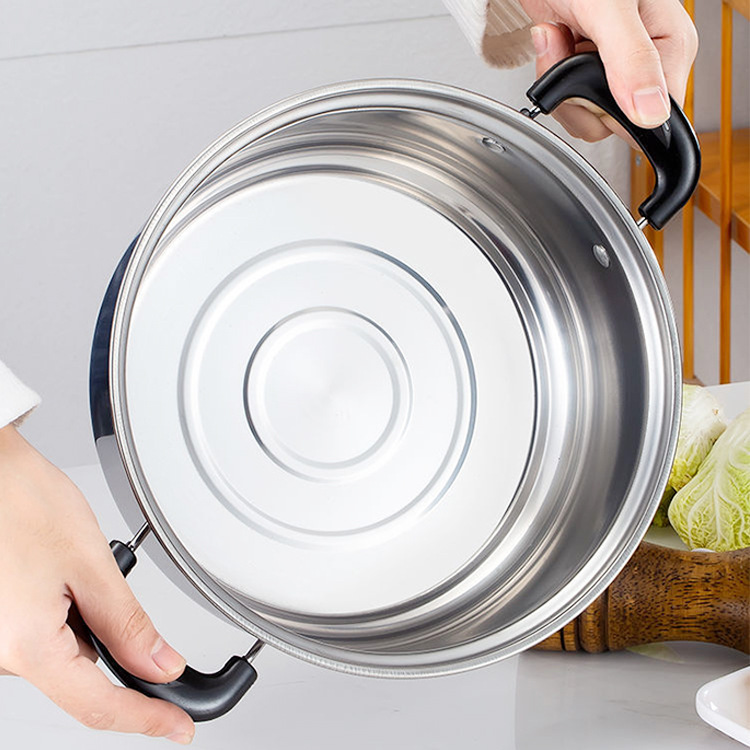 Wholesale High Quality Heat Resistant Stainless Steel Cookware Sets No Bottom Material No Coating for Commercial Kitchen OEM ODM