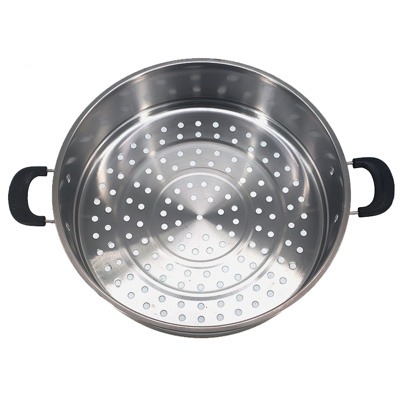 Stainless Steel Steamer Cookware Set Bottom