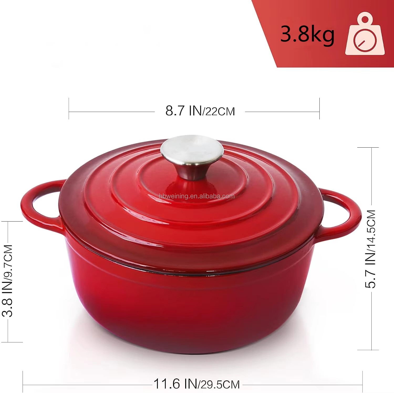 Cookware Set Cast Iron 6