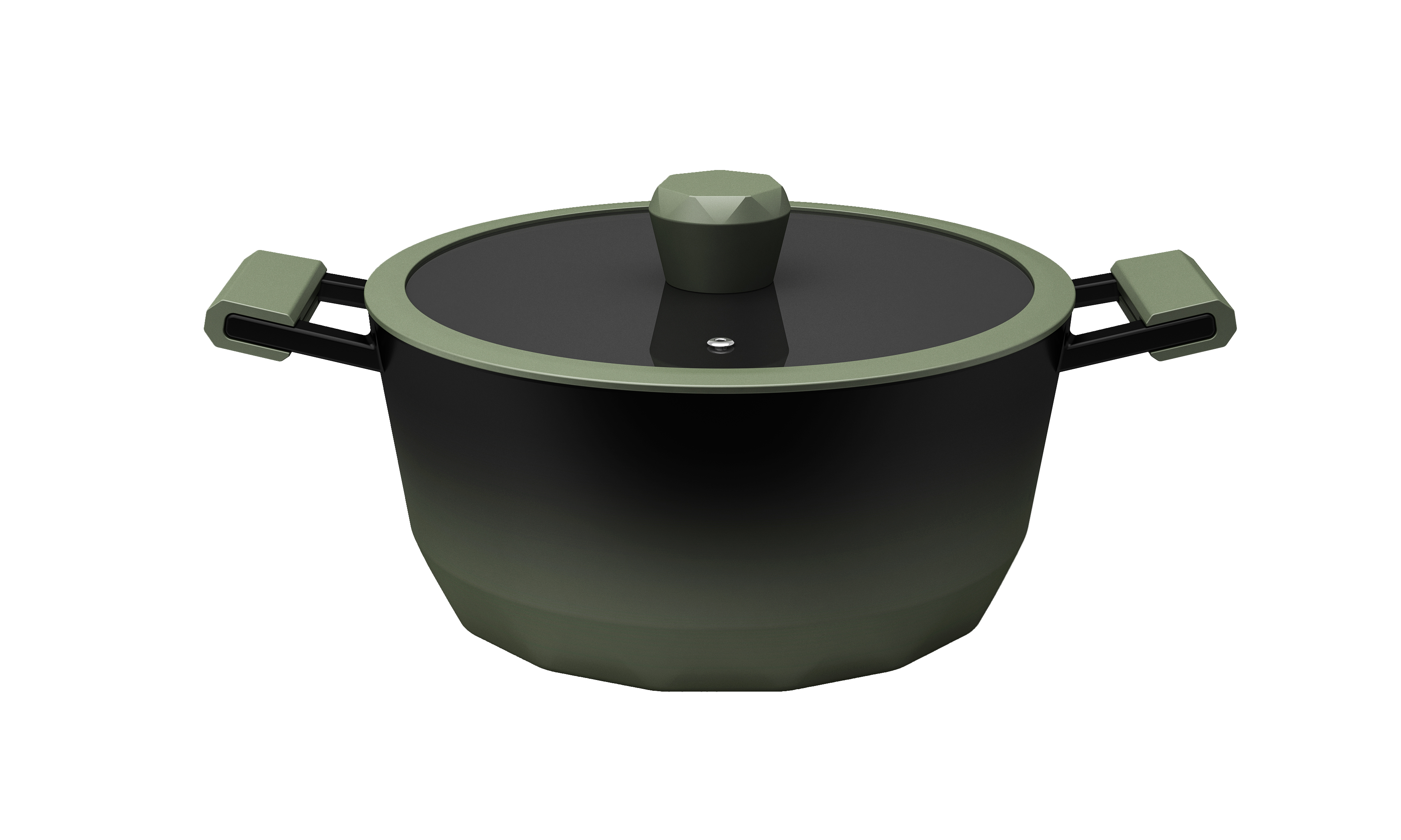 Diamond-Textured Non-Stick Cookware Set Durable Die-Cast Aluminum Body Premium Kitchen Pans with Stylish Design