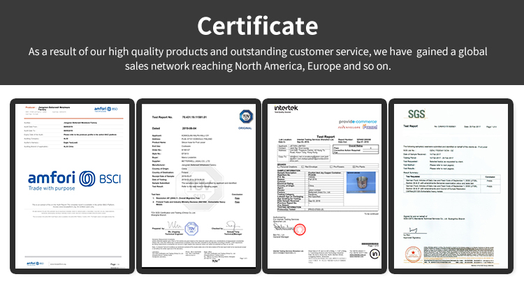 Product Quality Certifications