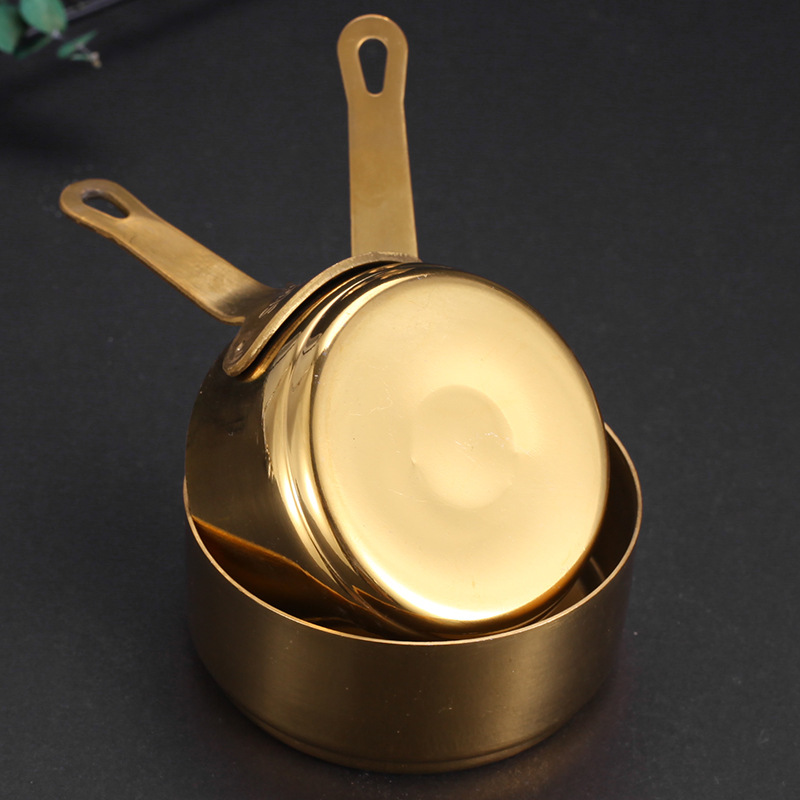 Sauce Pan Pot Stainless Steel Nonstick Milk Pot With Handle Mini Saucepan for Making Coffee Butter Kitchen Gadgets