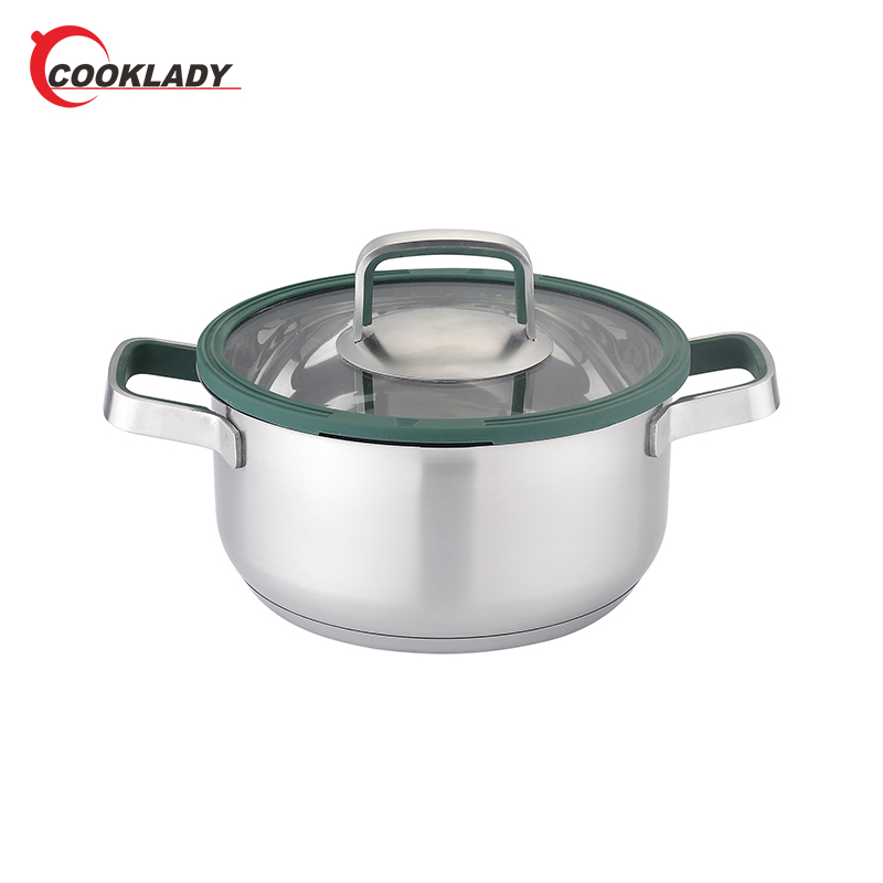 Factory Supply Professional Cooking Pot Set Induction Stainless Steel Cookware