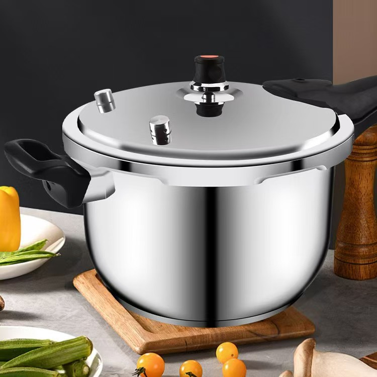 Thickened 304 Stainless Steel Pressure Cooker with Long Handle