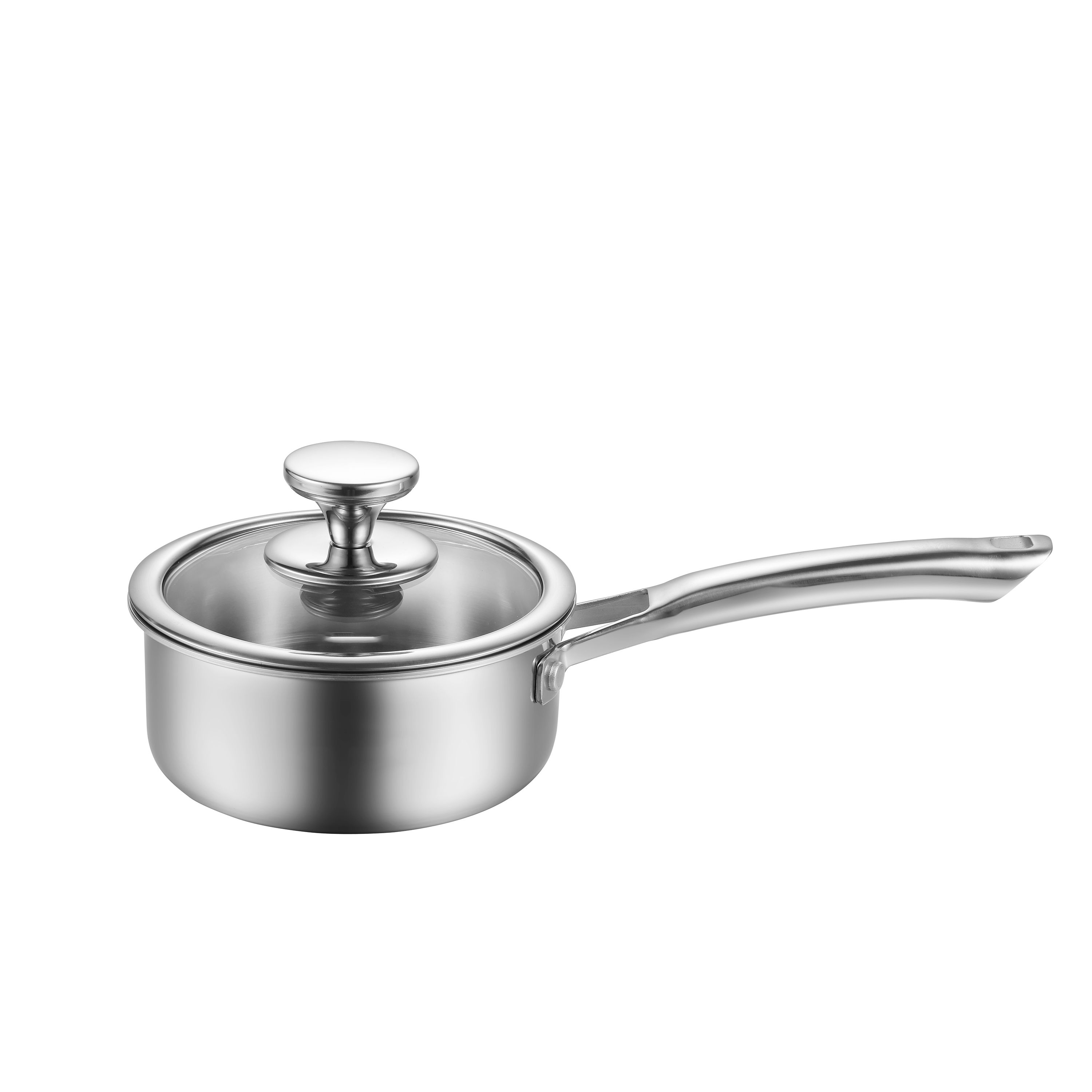 Factory Stainless Steel Cooking Pot Set with Glass Lid Induction &amp; Gas Ready Durable, OEM&amp;ODM