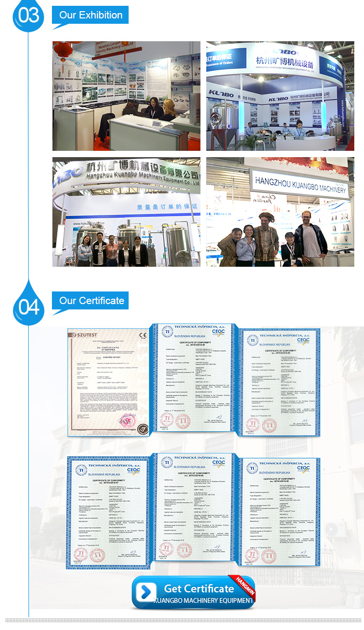 Jacketed Cooking Kettle Dimensional Specification Chart