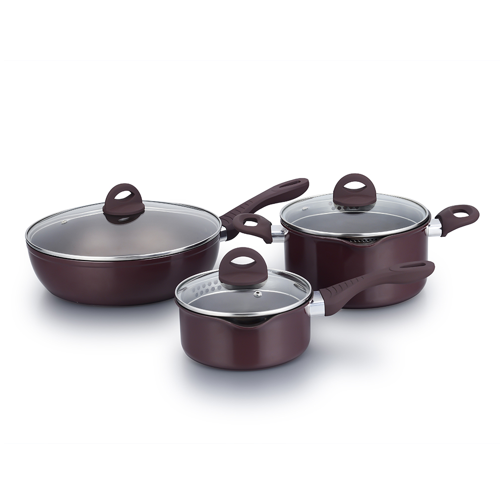 New Cookware Sets Cookware Cookware and Bake Ware Set with Nonstick Coating Wholesale Pots and Pans