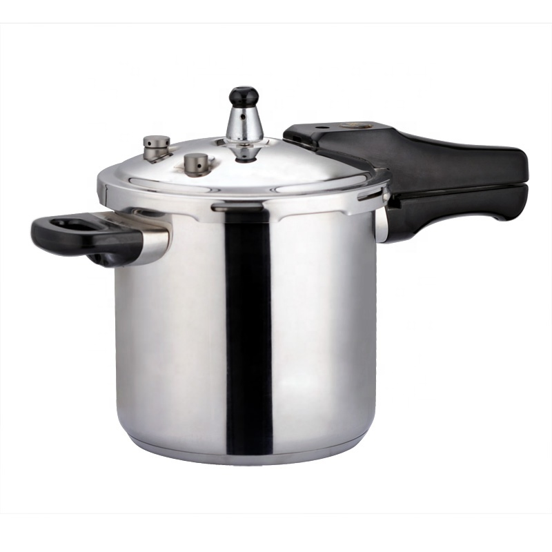 6 L Polished Pot Cooker Stainless Steel Gas and Induction Pressure Cooker with Good Quality