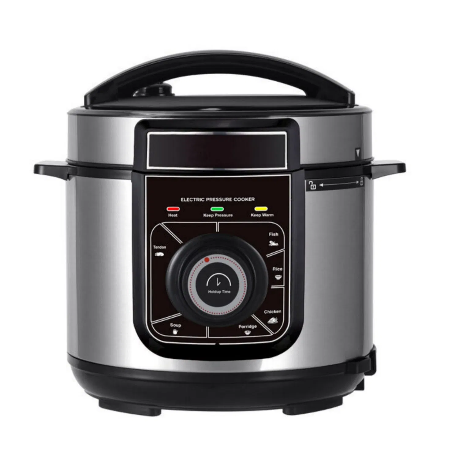 Stainless Steel Inner Pot Electric Pressure Cooker with Non-Stick Coating for Healthy Cooking and Easy Cleaning