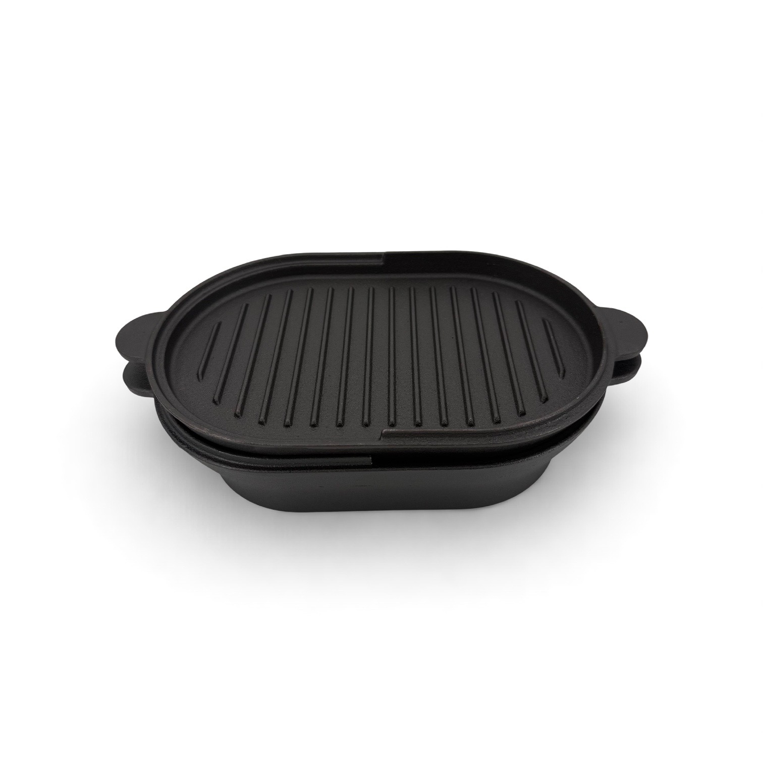 Professional Oval Cast Iron Sourdough Bread Baker | Pre-seasoned Bread Baking Dutch Oven