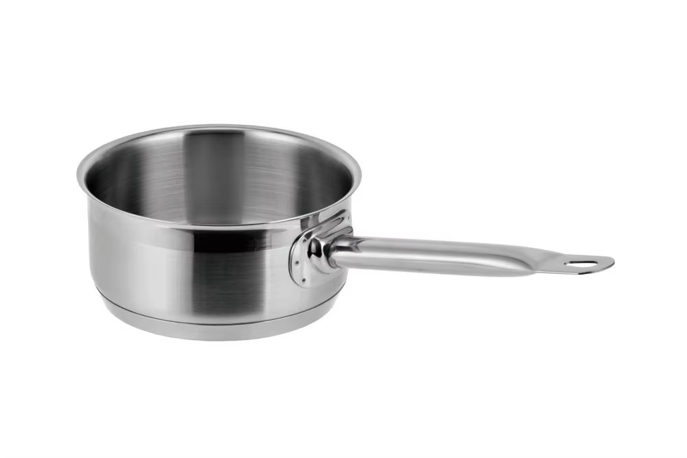Factory Direct Eco-Friendly Stainless Steel Saute Pan for Restaurant Kitchen Use Compatible with Gas Stove
