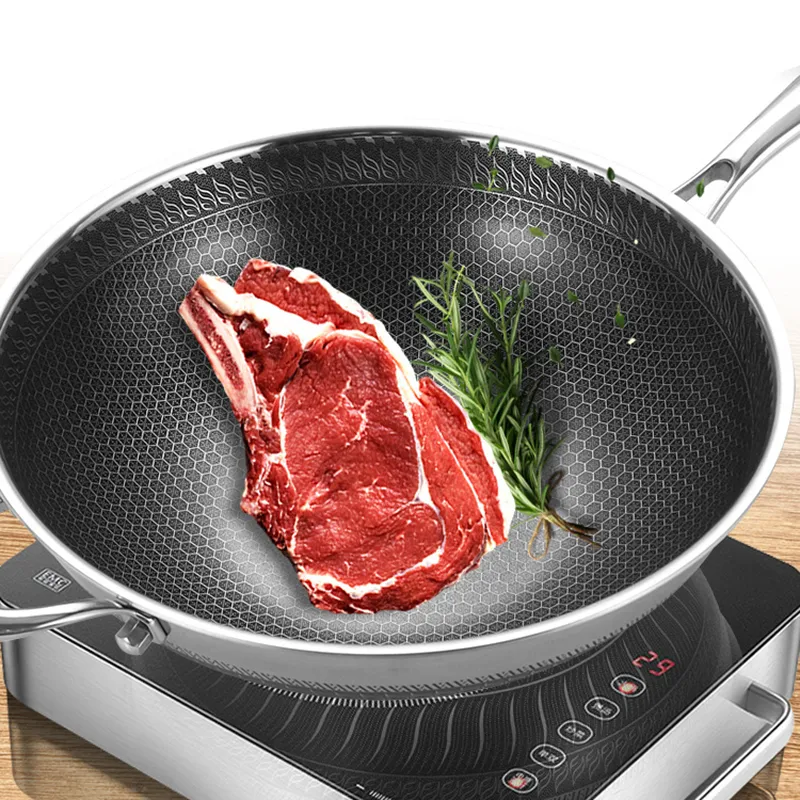 Stainless Steel Wok View 4