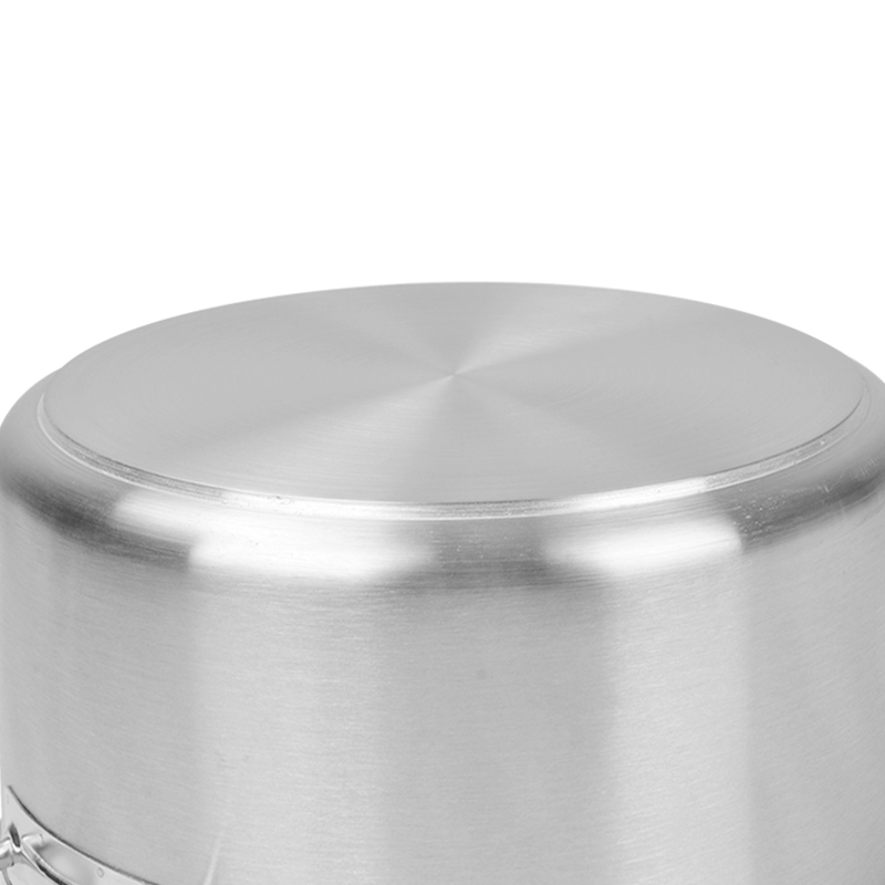 Sleek Superior Double Handles High Capacity Stainless Steel Casserole Pot