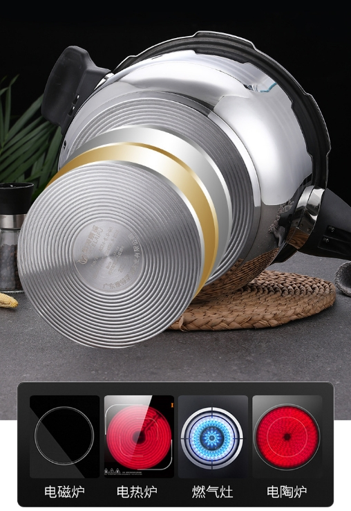 Stainless Steel Pressure Cooker 5 Litre 6L 7L 9L High Pressure Rice Cooker Stainless Pressure Cooker Stainless Stove Pressure Cooker Induction Pressure Cooker