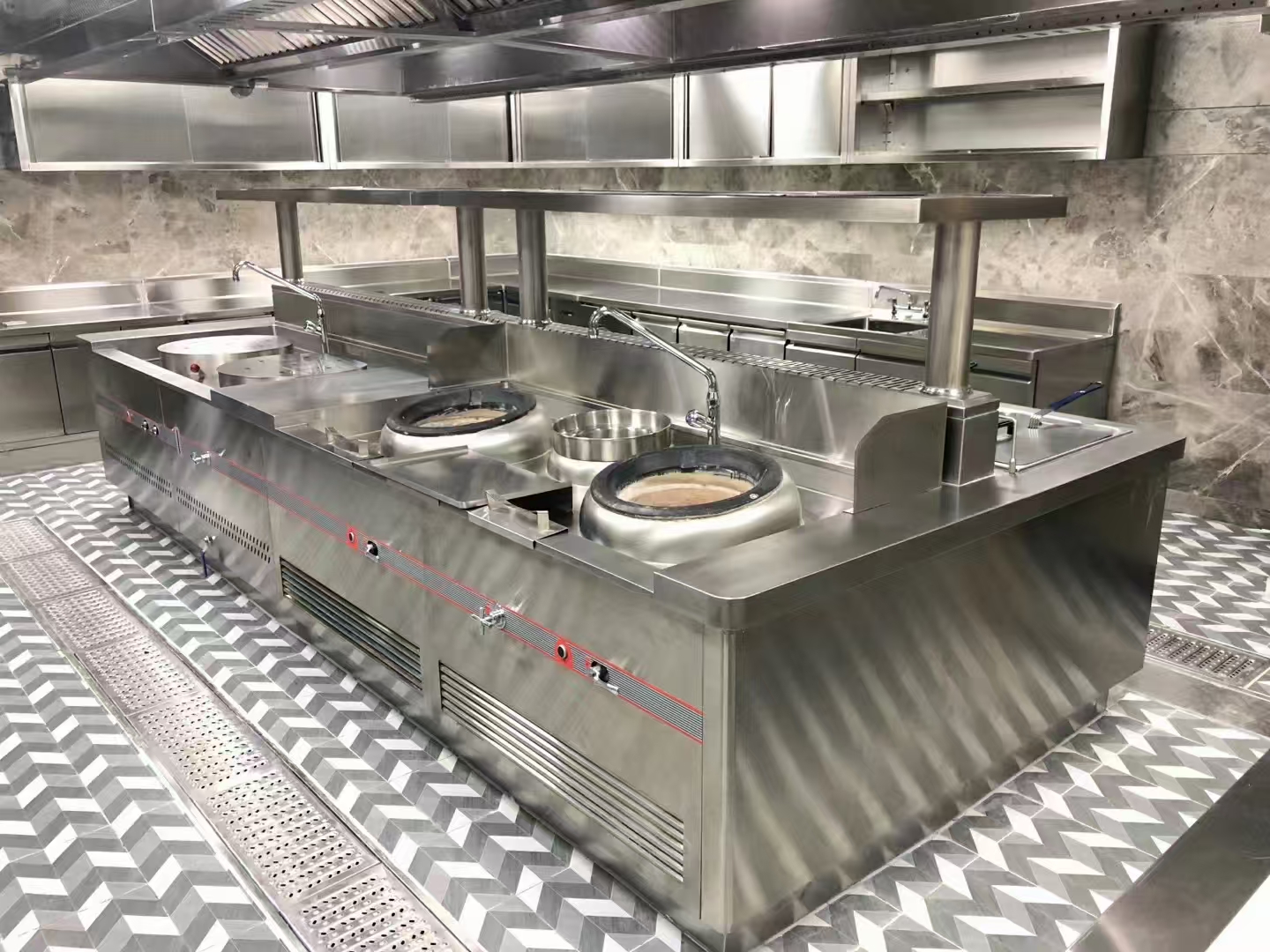 Wholesale Commercial Cooking Equipment Stainless Steel Single Ring Kitchen Wok LPG Natural Gas Cooking Ranges for City Use