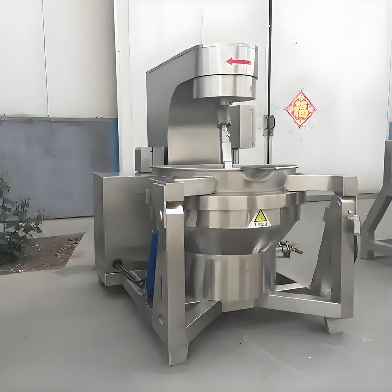 Electric Heating Automatic Planetary Wok Stainless Steel Thermal Oil Frying Pan for Frying Flour and Spicy Mushroom