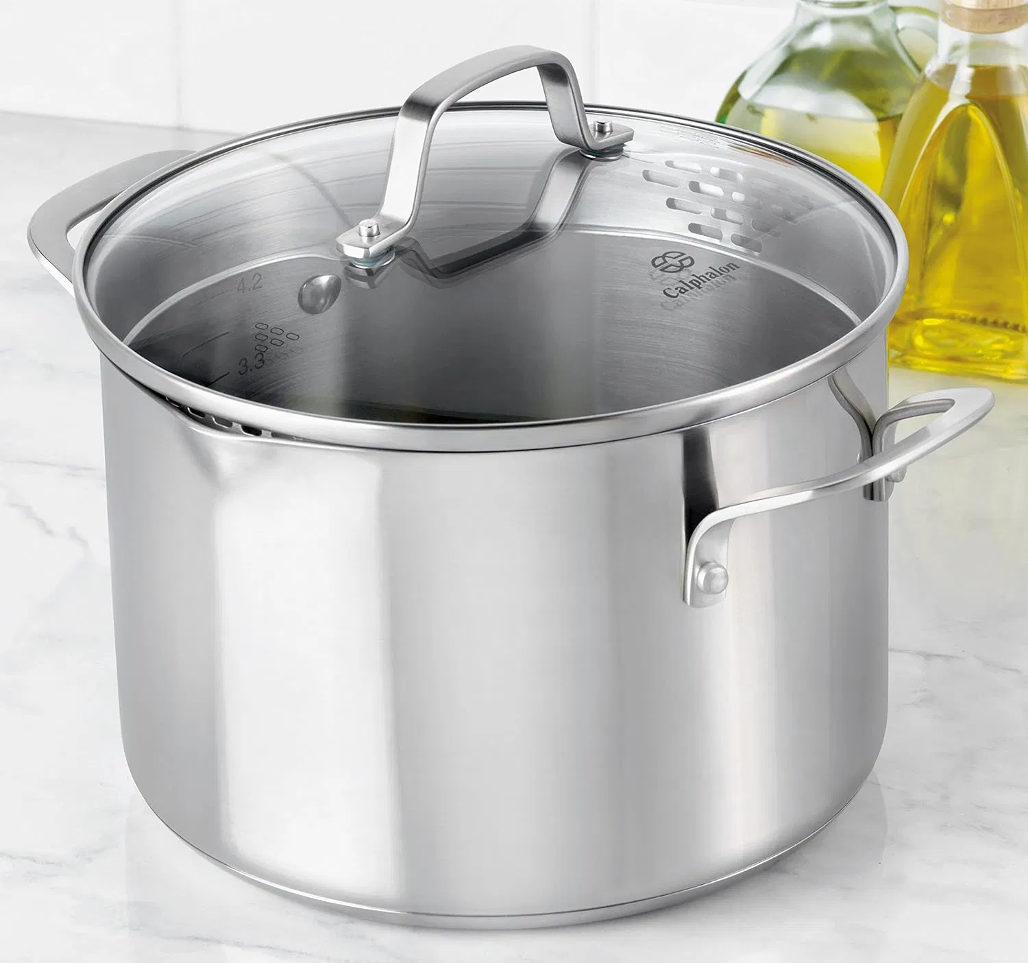Kitchen Deep Cookware for Induction Cooktop, Compatible with All Cooktops